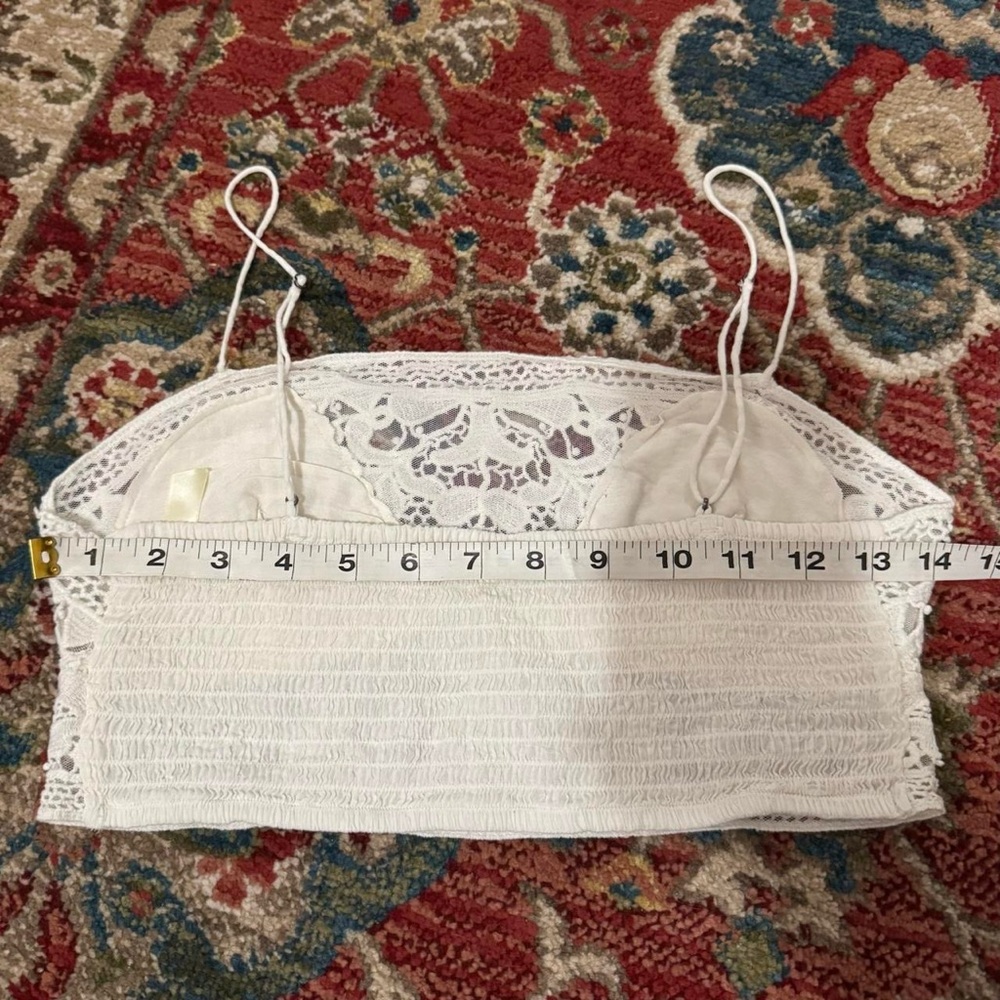Free People Lyra Bralette Crop Top (size medium) - Picture 4 of 8